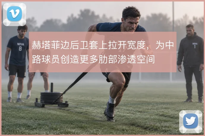 赫塔菲边后卫套上拉开宽度，为中路球员创造更多肋部渗透空间